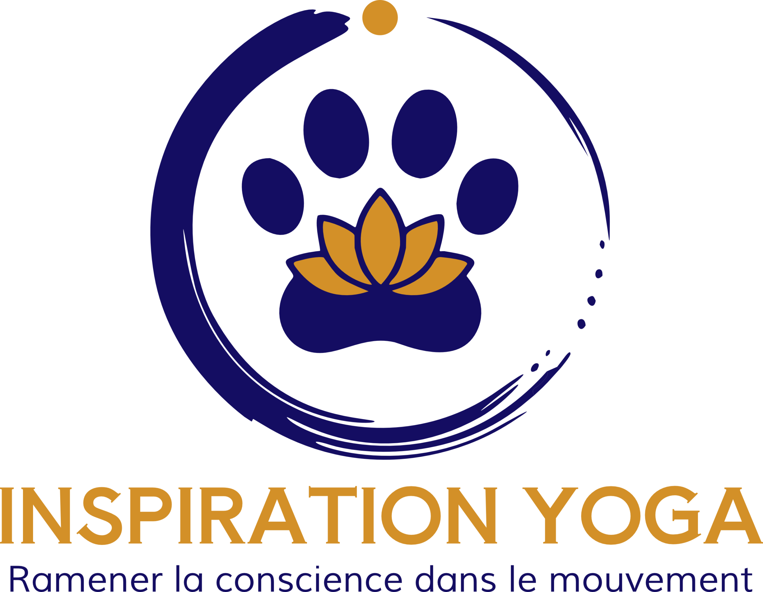 Logo Inspiration yoga, nouveau studio yoga Orléans
