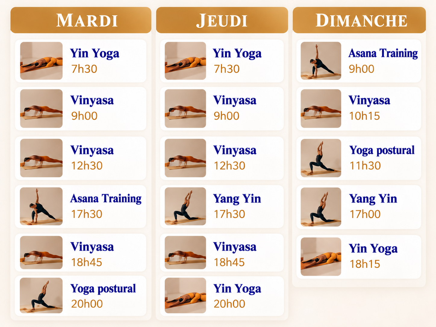 Inspiration Yoga Planning
